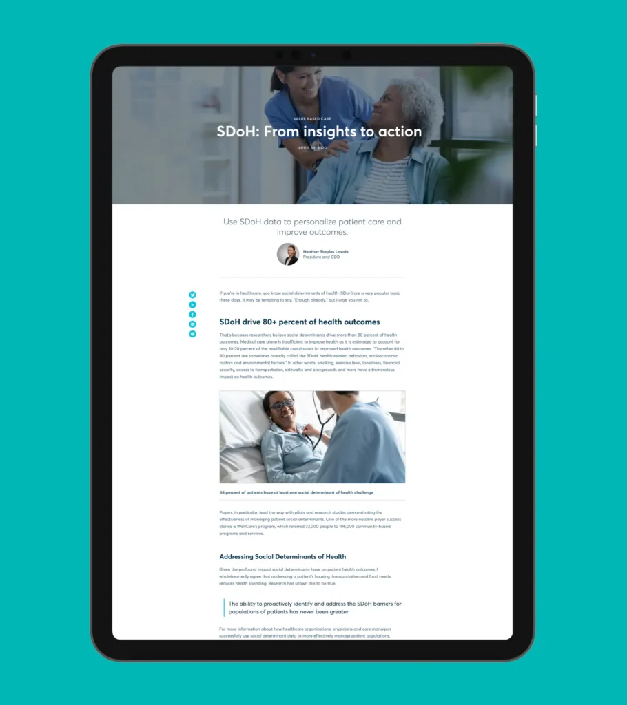 Geneia website designs