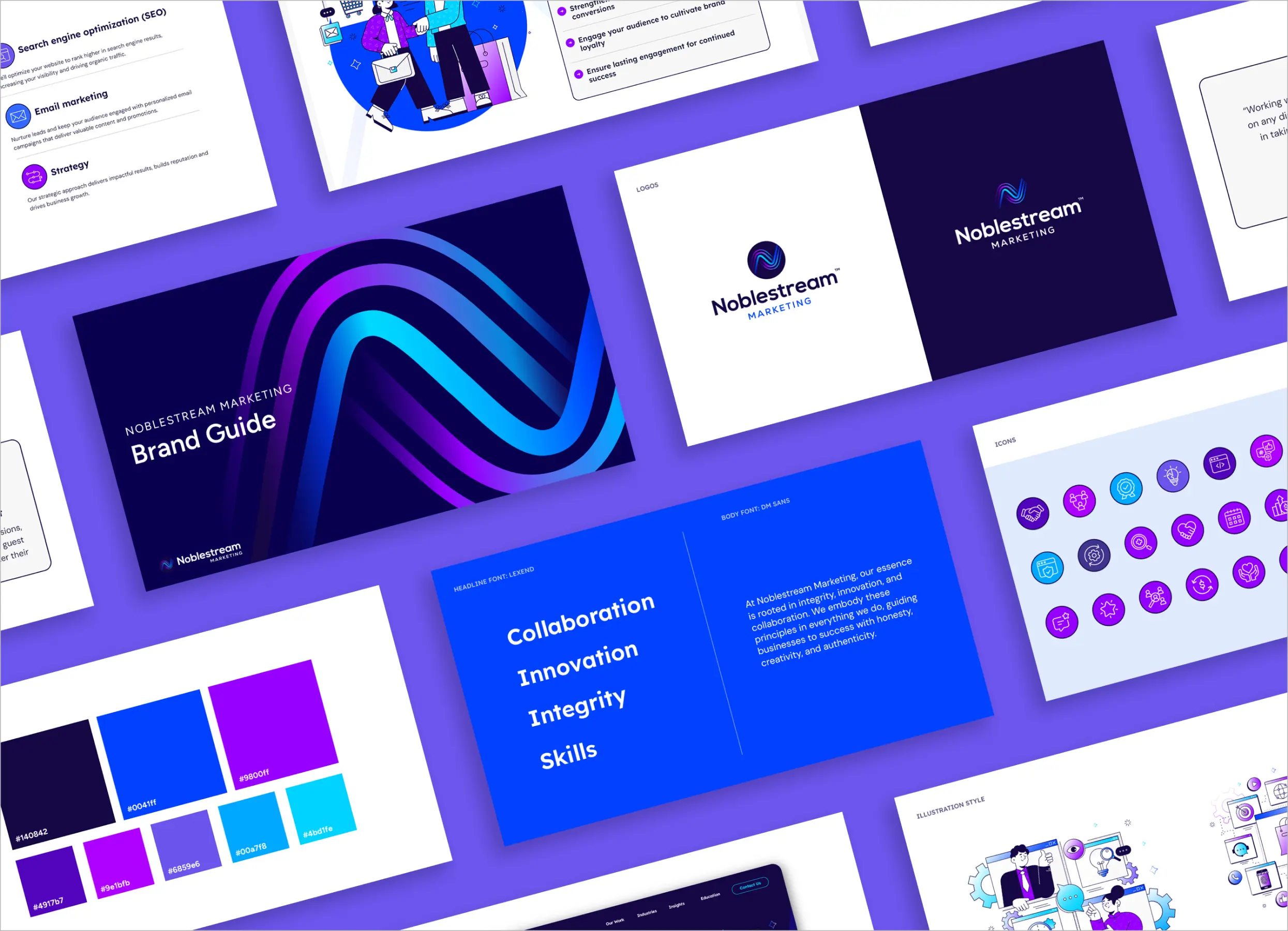 Noblestream Marketing branding