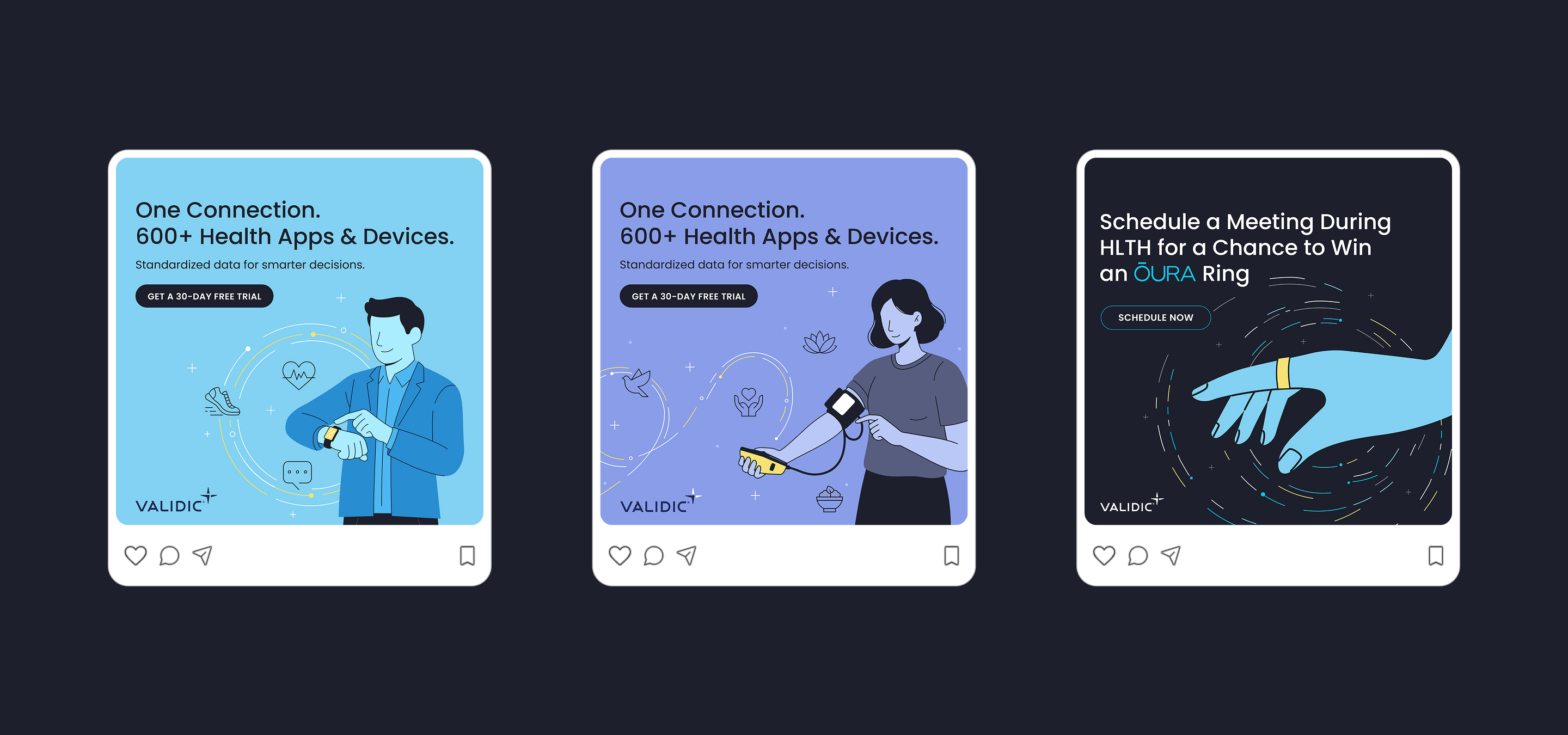 Validic social graphics